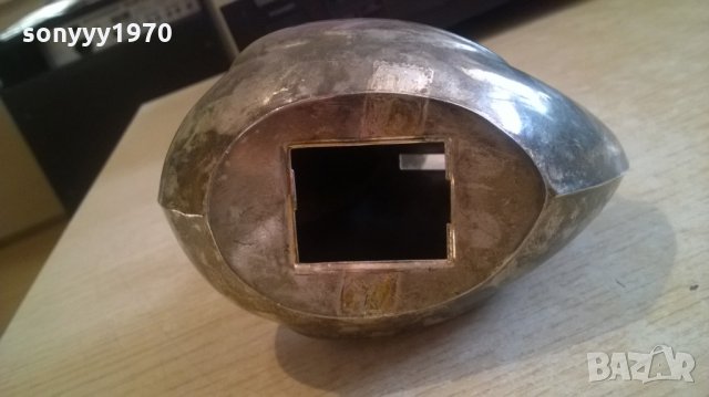 АНТИК-пате-метал/сребро-антика-касичка-внос швеицария 14х12х8см-, снимка 10 - Колекции - 24312041