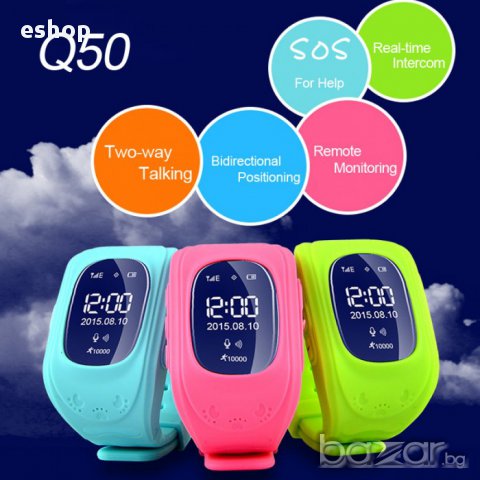 Детски смарт часовник GSM и GPS Smart Watch Q50, снимка 3 - Детски - 15061034