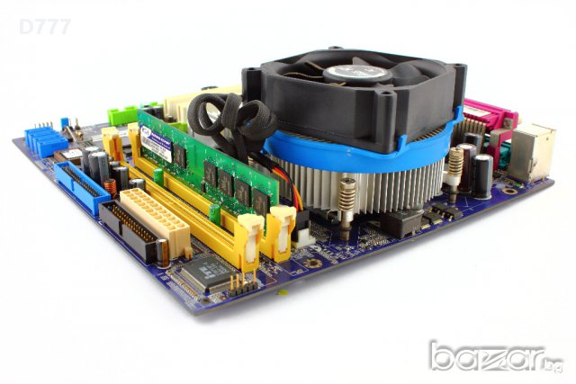 Дъно FOXCONN 945GZ7MC-KS2H + Процесор Intel CeleronD  3.46GHz+1GB RAM, снимка 2 - Дънни платки - 16009424