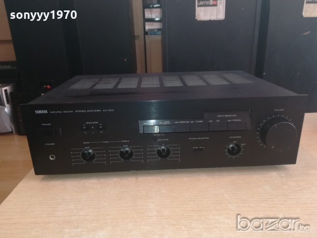 &yamaha ax-400 made in japan-stereo amplifier-внос швеицария, снимка 6 - Ресийвъри, усилватели, смесителни пултове - 20964945
