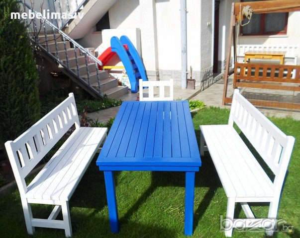 Градински маси и пейки, снимка 6 - Градински мебели, декорация  - 16510611