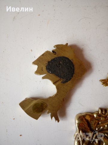  бронзова /месингова/ апликация, снимка 3 - Антикварни и старинни предмети - 22756898