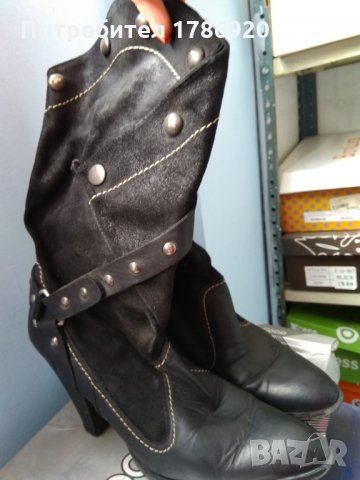 Ботуши на ток, снимка 3 - Дамски ботуши - 24827427