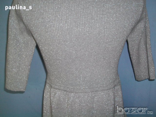 Дизайнерска "Малка" сребърна рокля тип туника "Тopstudio", снимка 7 - Рокли - 14477496