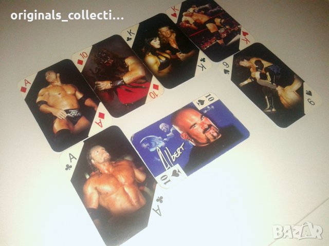 Стари карти с кечисти - WWE, снимка 4 - Колекции - 22390585