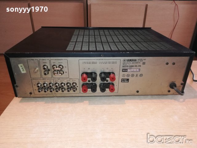 yamaha a-520-stereo amplifier-made in japan-внос швеицария, снимка 11 - Ресийвъри, усилватели, смесителни пултове - 21342635
