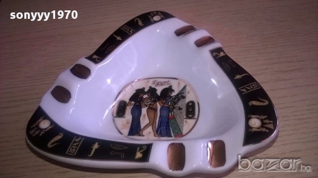 Egypt-13/13/13см-оригинален пепелник от египет, снимка 7 - Антикварни и старинни предмети - 15869546