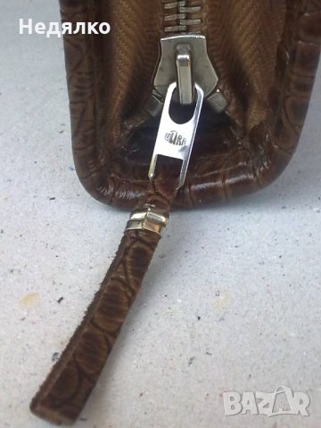 Дамска чанта крокодилска кожа, снимка 4 - Чанти - 23224072