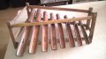 Ретро музикален инструмент-бамбуков-45х38х18см-внос швеицария, снимка 2