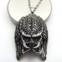 Хищника-The Predator-Колие-Медальон-Маска-Масивен-Едър, снимка 6