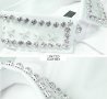 GIVENCHY WHITE STARS AND CRYSTAL BEADS Мъжка Риза с Кристали и Звезди size XS, снимка 4