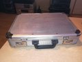 немски алуминиев куфар с код-45х32х10см-внос швеицария, снимка 3