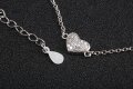 Гривна сърце S925 стерлинг. , снимка 8