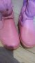 Розови детски ботуши апрески с пух с лека забележка, снимка 3
