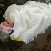 Бебешка пелена "Ангелска прегръдка" - за новородени бебета, снимка 5 - Други - 20660032