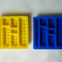 Силиконови форми кейк кекс молд във форма блокчета Лего Lego блокче конструктор, снимка 2 - Форми - 22666297
