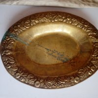 стара бронзова табла,поднос, снимка 2 - Антикварни и старинни предмети - 22826215