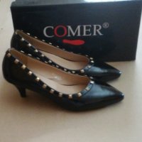 Дамски елегантни обувки "Comer" 38 номер, снимка 9 - Дамски обувки на ток - 22576908