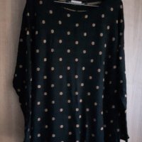 H&M - черен половер на точки, снимка 2 - Блузи с дълъг ръкав и пуловери - 19748411