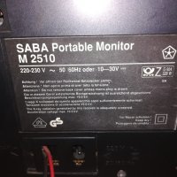 АНТИКА ОТ saba m2510 portable monitor-220v/12v-внос швеицария, снимка 13 - Телевизори - 20425332
