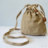 Ленена чантичка торбичка ръчна изработка , снимка 3 - Чанти - 21955206