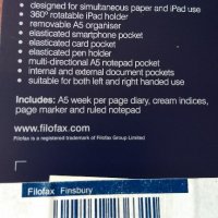 Нов! Filofax A5 Finsbury iPad Air 2, снимка 6 - Други - 20549079