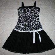 Нова официална/парти рокля в черно и бяло, снимка 2 - Рокли - 6474523