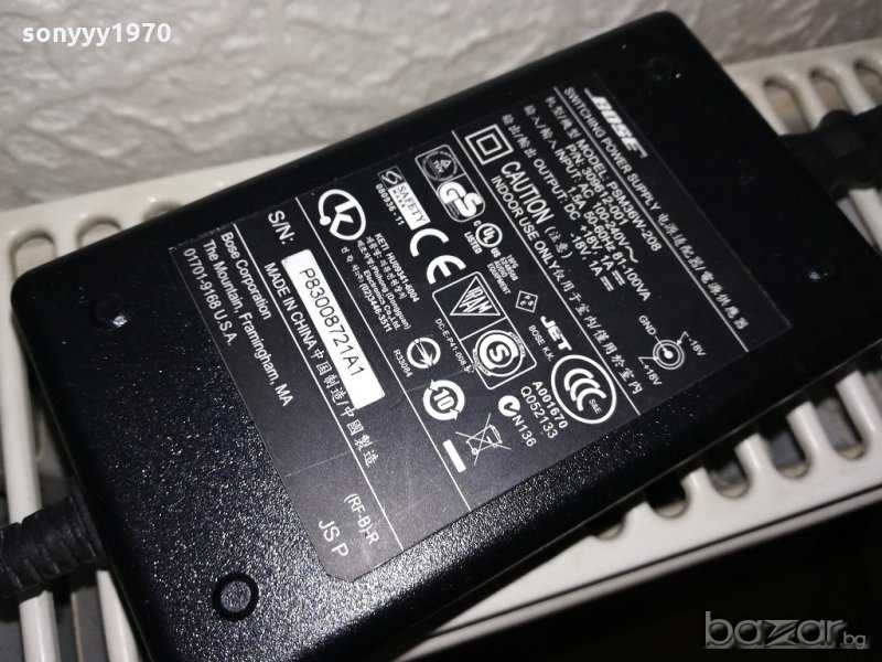 bose power supply psm36w-208 +18/-18v/1a-внос англия, снимка 1