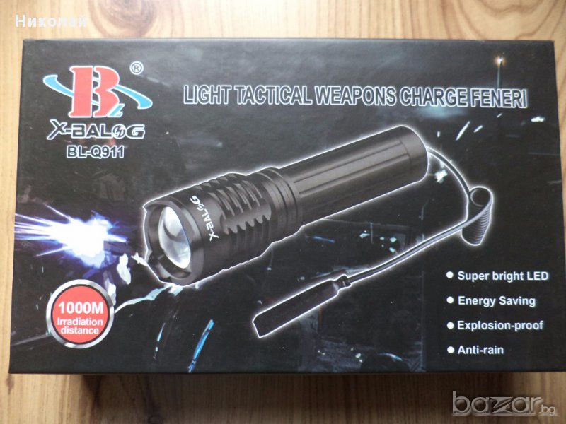 Фенер за лов BL-911-T6 CREE с една батерия 18650, снимка 1