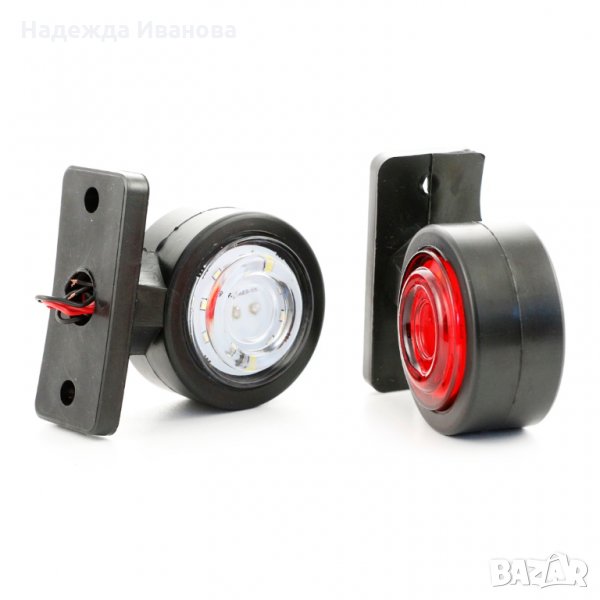 ЛЕД габарит/ рогче/ с 20 SMD диода, снимка 1