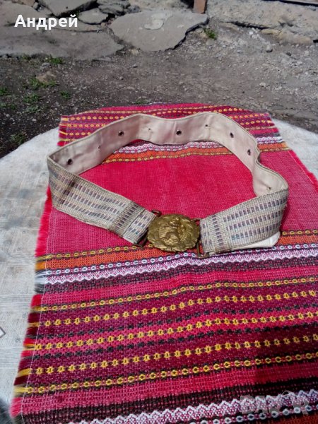 Стар офицерски параден колан, снимка 1