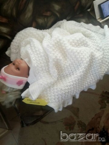Бебешка пелена "Ангелска прегръдка" - за новородени бебета, снимка 5 - Други - 20660032