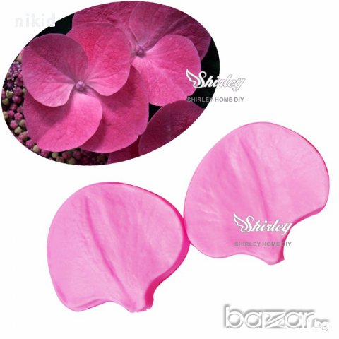 теменужка  детелинка 2 части листа вейнър вайнър силиконов молд форма декорация украса фондан торта