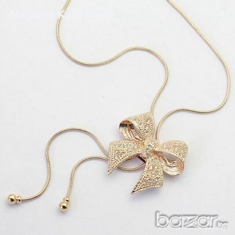 Колие "Панделка” /K-19/, снимка 2 - Колиета, медальони, синджири - 15196970