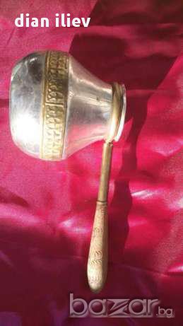 Старо руско джезве., снимка 2 - Антикварни и старинни предмети - 13892875