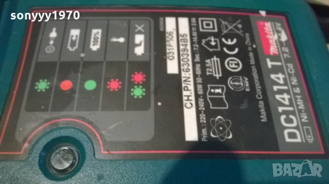 makita dc1414t battery charger-внос швеицария, снимка 5 - Винтоверти - 23741671