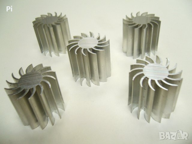 Охладител - радиатор за електронни компоненти, алуминиев, снимка 2 - Друга електроника - 22249050