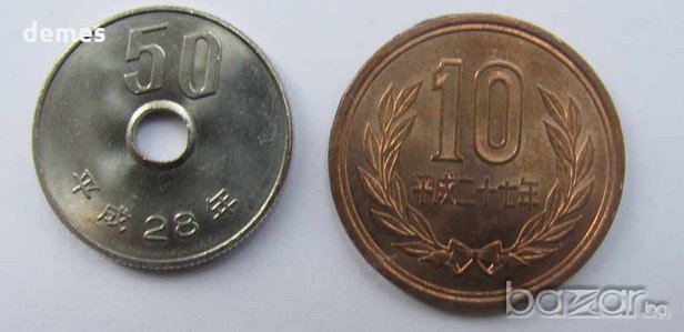 Япония - пълен сет 1, 5, 10,50,100,500 йени - 6 монети,508 m, снимка 4 - Нумизматика и бонистика - 20285714