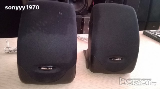 Philips 6ohms-2х60watts-2броя колони-внос швеицария, снимка 3 - Тонколони - 13219045