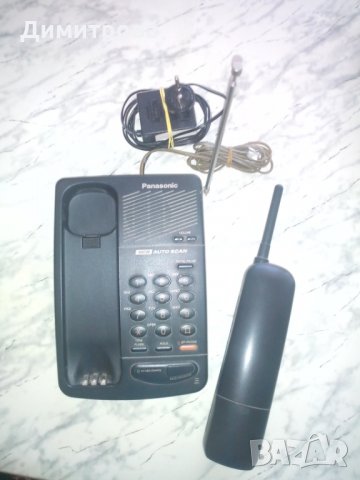 Панасоник Безжичен Стационарен  Телефон, снимка 3 - Стационарни телефони и факсове - 22374929
