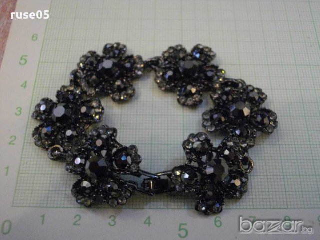 Верижка с камъни имитационна бижутерия, снимка 5 - Гривни - 11798527