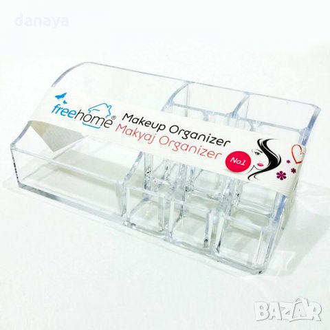 874 Органайзер за гримове и козметика с 9 отделения поставка за червила, снимка 7 - Декоративна козметика - 25111896
