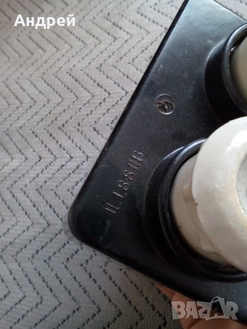 Старо гнездо за предпазител,предпазители, снимка 4 - Антикварни и старинни предмети - 23967591