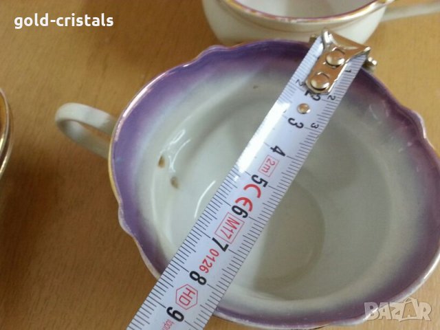  руски порцелан чаши за чай, снимка 3 - Антикварни и старинни предмети - 24952231