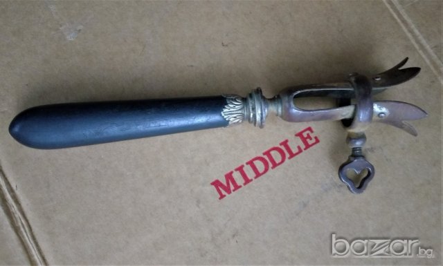 Fer а Gigot- френски прибор, държач - XIX век, снимка 2 - Антикварни и старинни предмети - 20241271