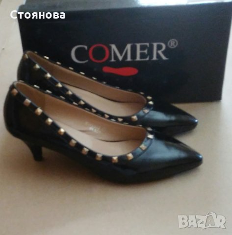 Дамски елегантни обувки "Comer" 38 номер, снимка 9 - Дамски обувки на ток - 22576908