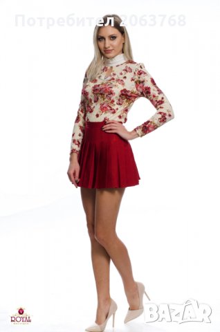 Красива Дантелена Флорирана Риза , снимка 2 - Ризи - 23692039