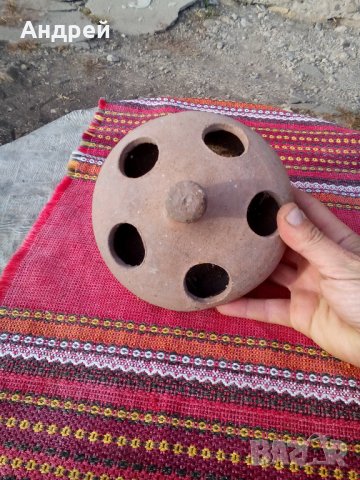 Старинна керамична поилка #2, снимка 3 - Антикварни и старинни предмети - 23347205