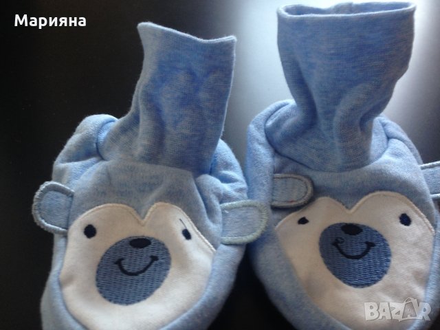 бебешки чорапи за момче 6-9мес, снимка 5 - Бебешки обувки - 23510834