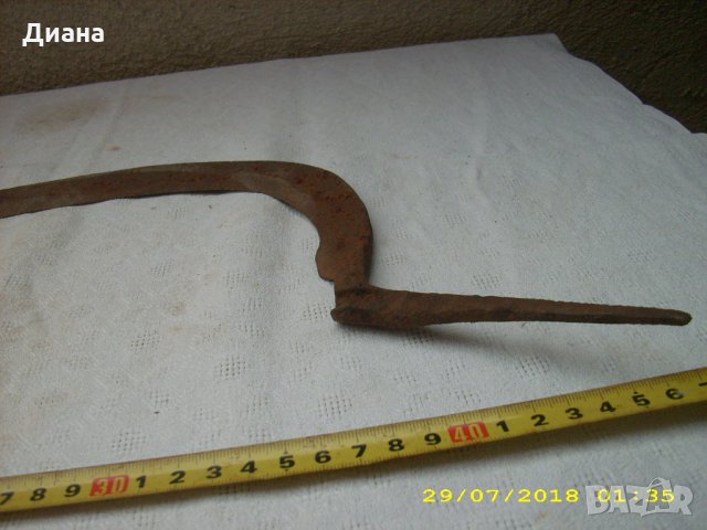 стар жътварски сърп , снимка 3 - Антикварни и старинни предмети - 22691900